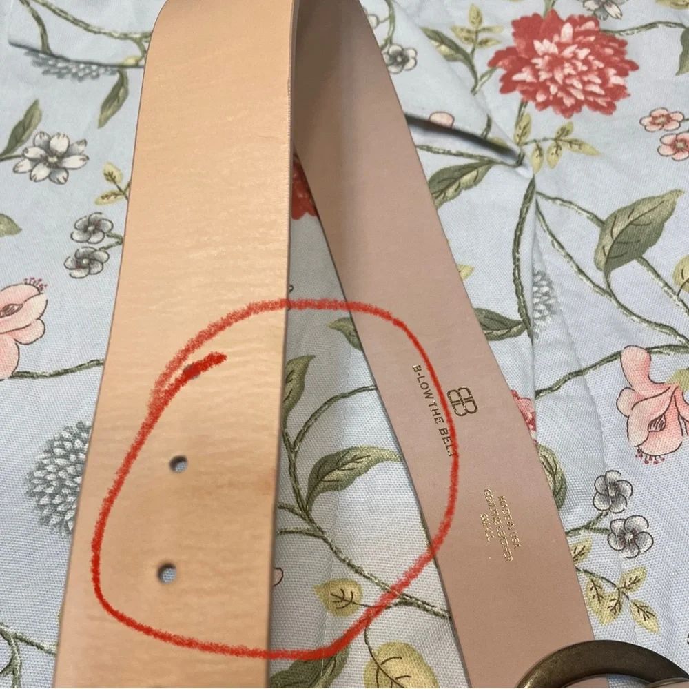 B-Low The Belt Light Tan Leather Belt